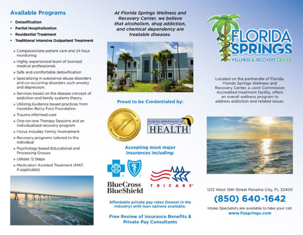 Our Brochure - Florida Springs Drug and Alcohol Rehab